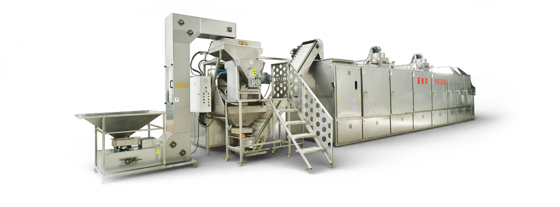 Belt Type Nut Roasting Machines