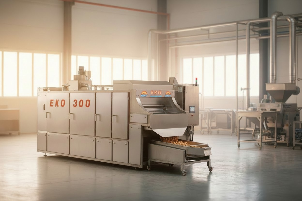 Belt Type Nuts Roasting